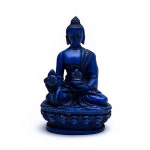 Αγαλματίδιο Βούδα Medicine Buddha Μπλε 11cm